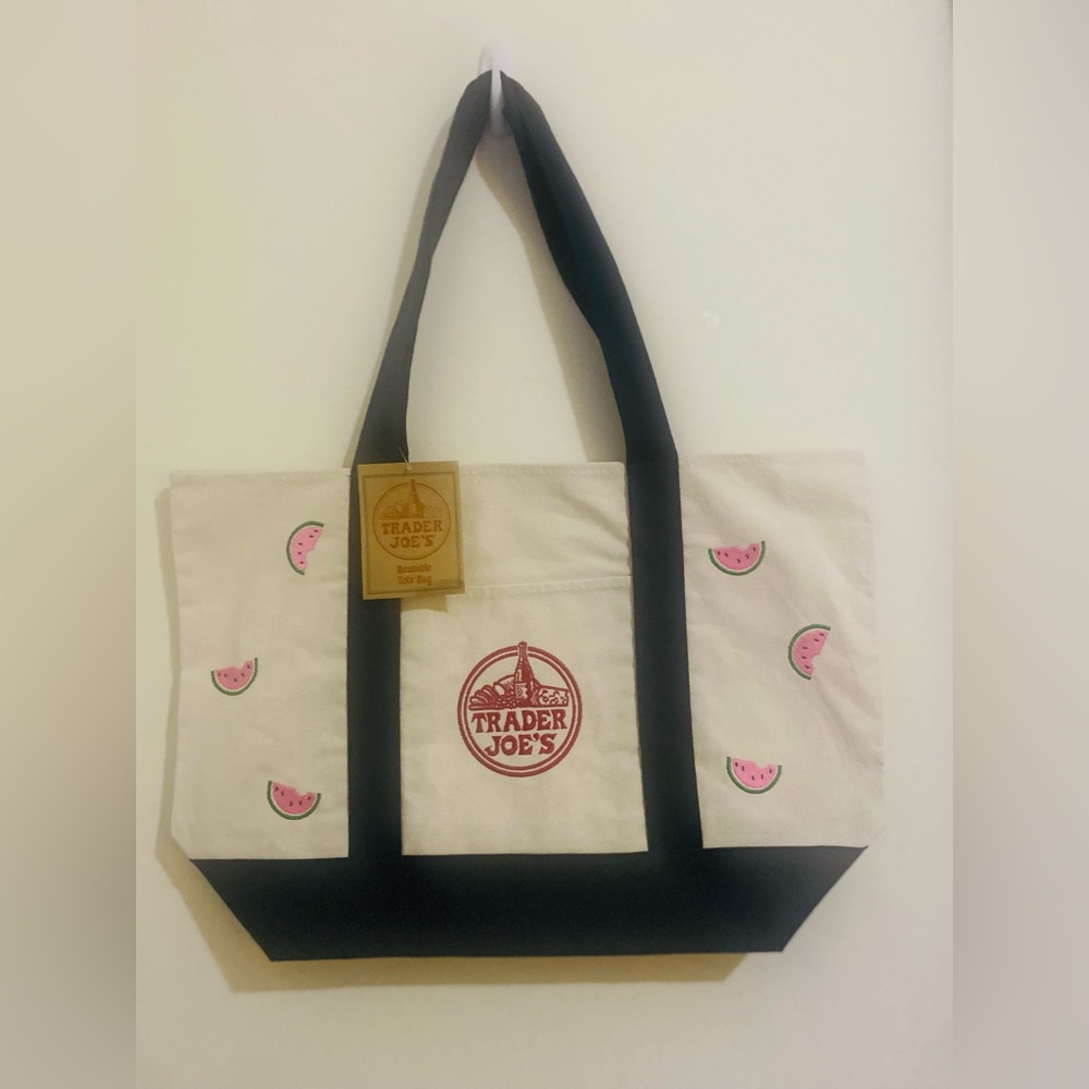 Trader Joe's Reusable Canvas Tote Bag - Picture 3 of 5